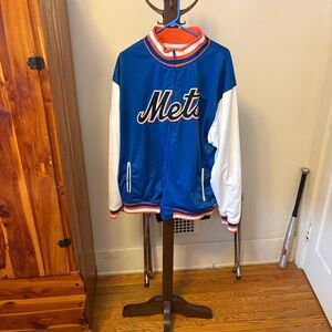 Stitches Embroidered Full-Zip NY Mets track jacket XL